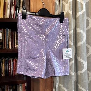 Wodbottom lavender/purple with silver leopard print and pocket (Sz M)